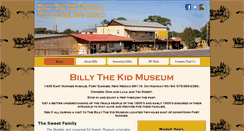 Desktop Screenshot of billythekidmuseumfortsumner.com